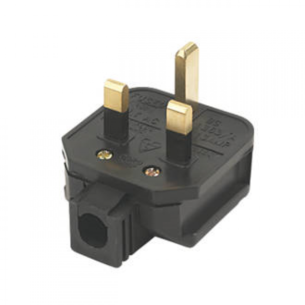 13amp Plug Black