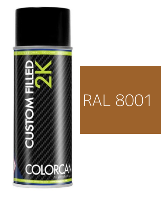 COLORCAN® 2K Aerosol Spray Paint – RAL 8001