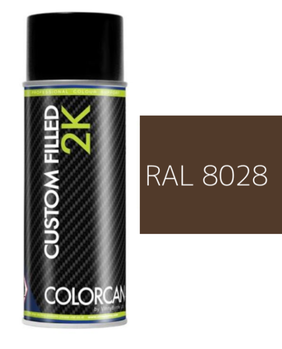 COLORCAN® 2K Aerosol Spray Paint – RAL 8028