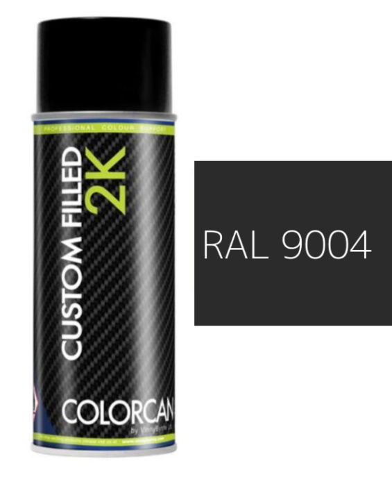 COLORCAN® 2K Aerosol Spray Paint – RAL 9004