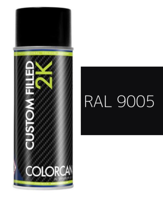 COLORCAN® 2K Aerosol Spray Paint – RAL 9005