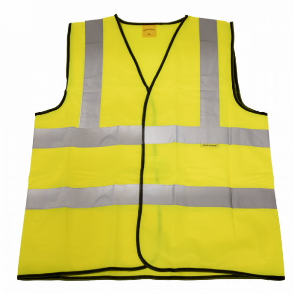 Hi-Vis Waistcoat (Site & Road Use) Yellow – X-Large