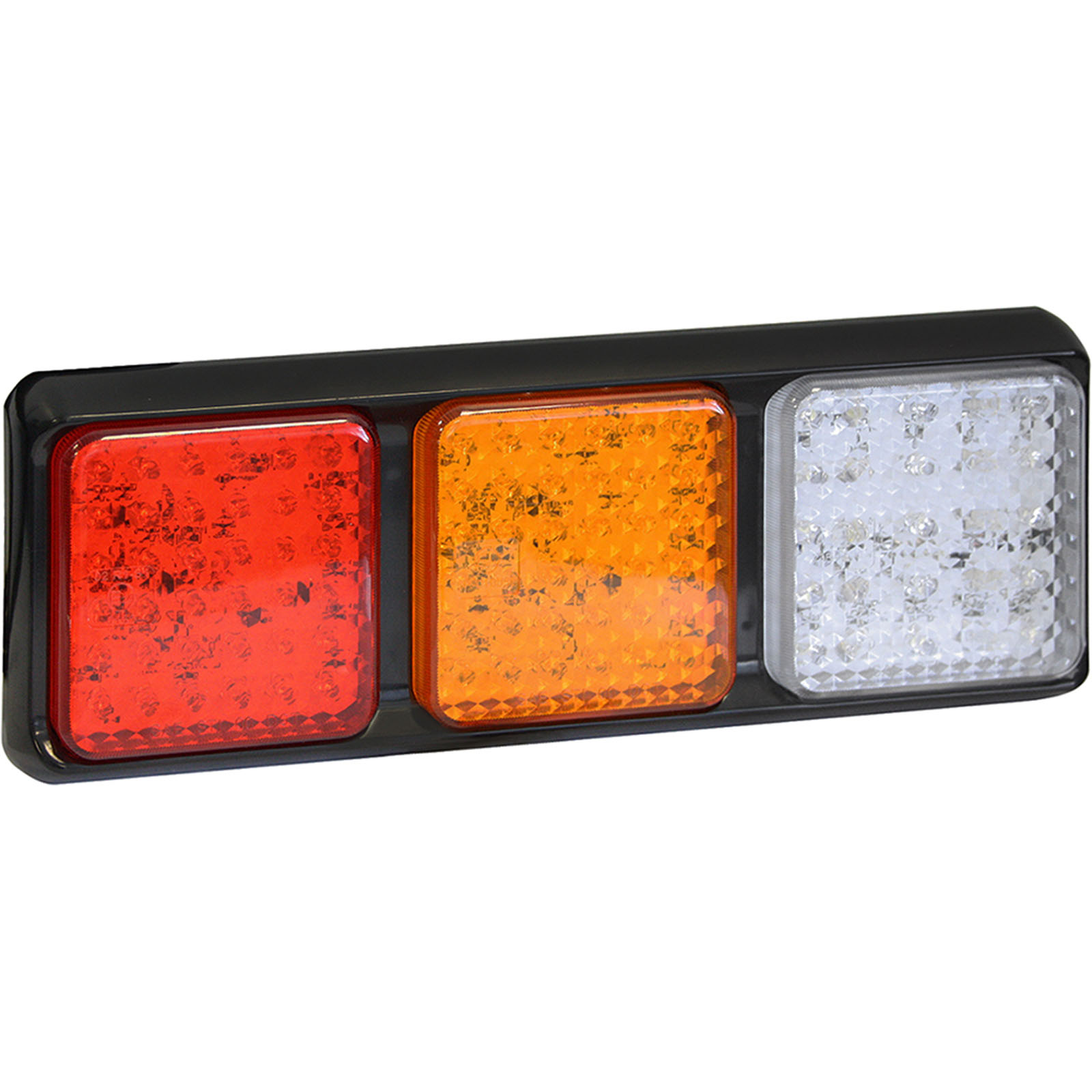 LED 3 Chamber Rear Lamp - 2M Cable