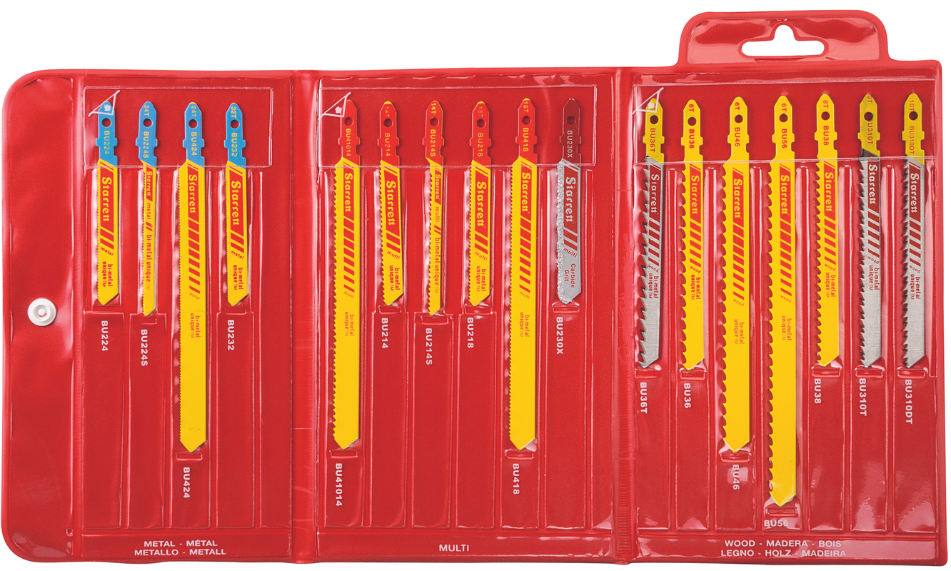 Starrett BU4 - Jig Saw Blade Kit