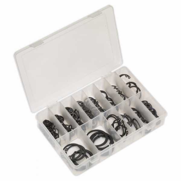 Circlip Assortment 200pc Internal & External Metric