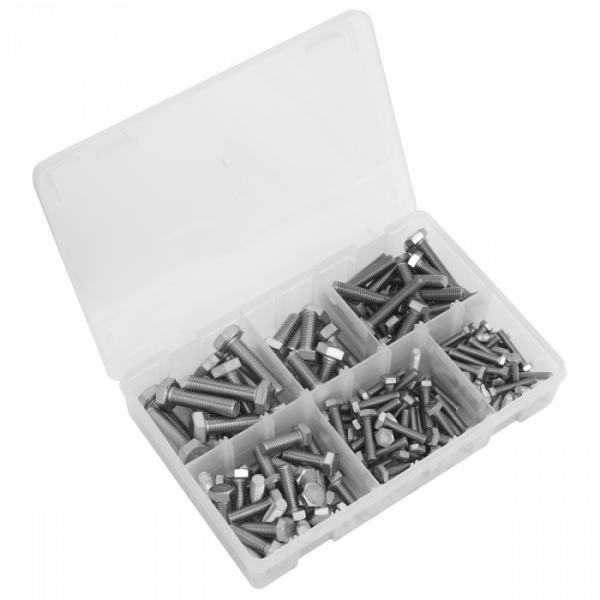 Stainless Steel Setscrew Assortment 150pc M5-M10