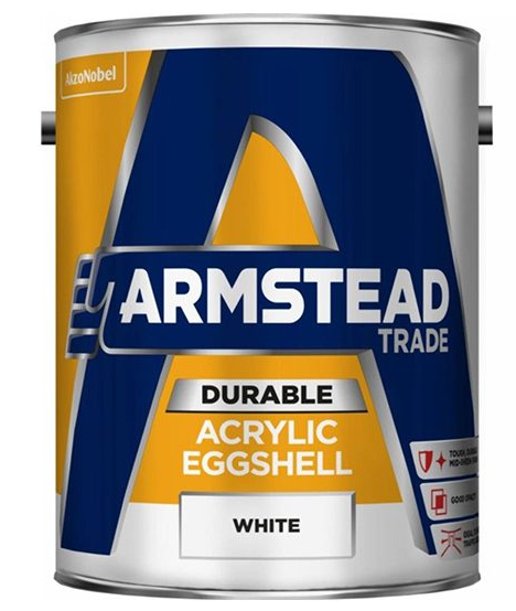 Armstead Trade Acrylic Eggshell White 5L