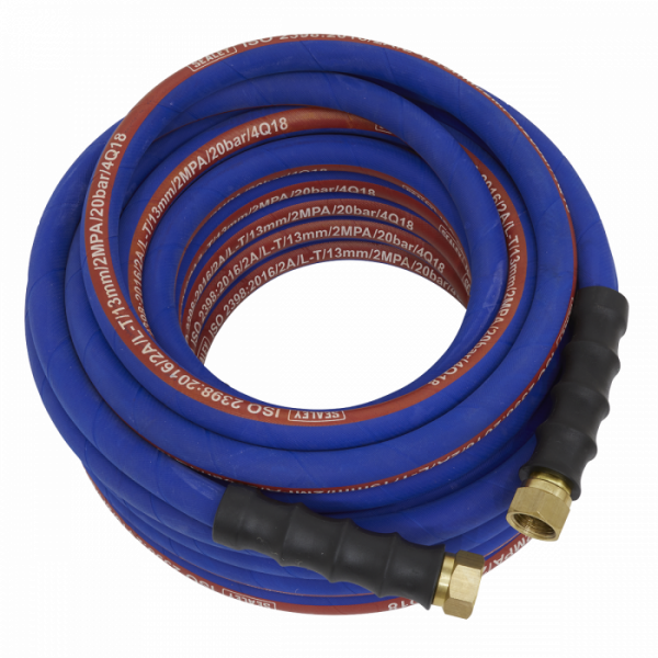 Air Hose 15m x Ø13mm with 1 / 2″BSP Unions Extra-Heavy-Duty