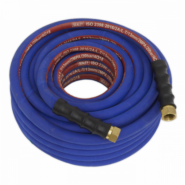 Air Hose 20m x Ø13mm with 1 / 2″BSP Unions Extra-Heavy-Duty