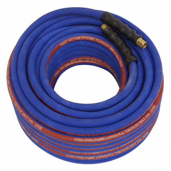 Air Hose 30m x Ø10mm with 1 / 4″BSP Unions Extra-Heavy-Duty