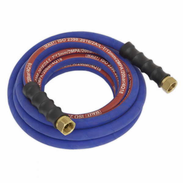 Air Hose 5m x Ø13mm with 1 / 2″BSP Unions Extra-Heavy-Duty