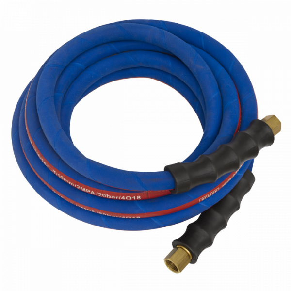 Air Hose 5m x Ø10mm with 1 / 4″BSP Unions Extra-Heavy-Duty