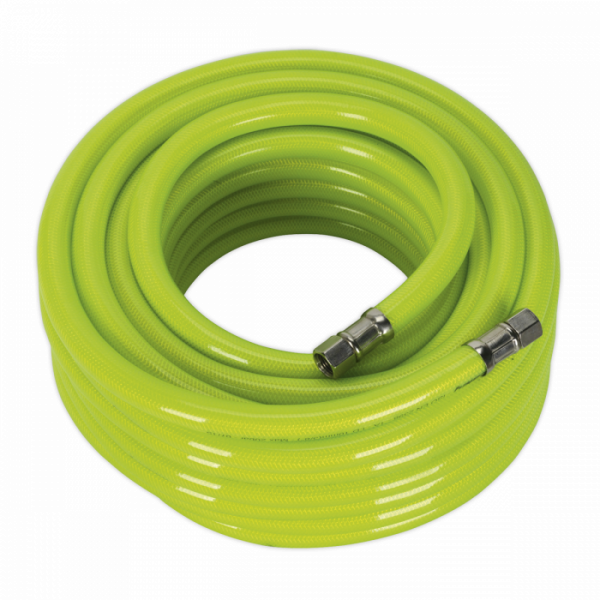 Air Hose High-Visibility 15m x Ø10mm with 1 / 4″BSP Unions