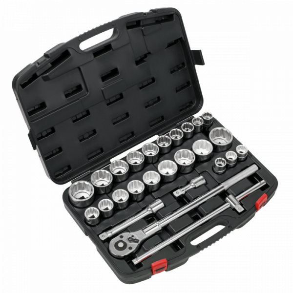 Socket Set 26pc 3 / 4″Sq Drive 12-point WallDrive®