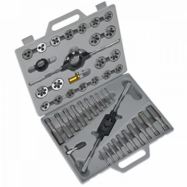 Tap & Die Set 45pc Split Dies Metric