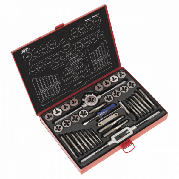 Tap & Die Set 40pc Split Dies Metric