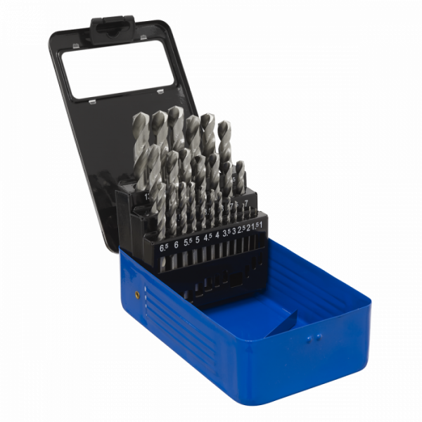 HSS Split Point Fully Ground Drill Bit Set 25pc Metric