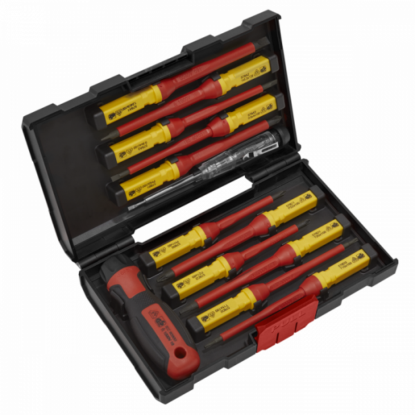 Screwdriver Set 13pc Interchangeable – VDE Approved