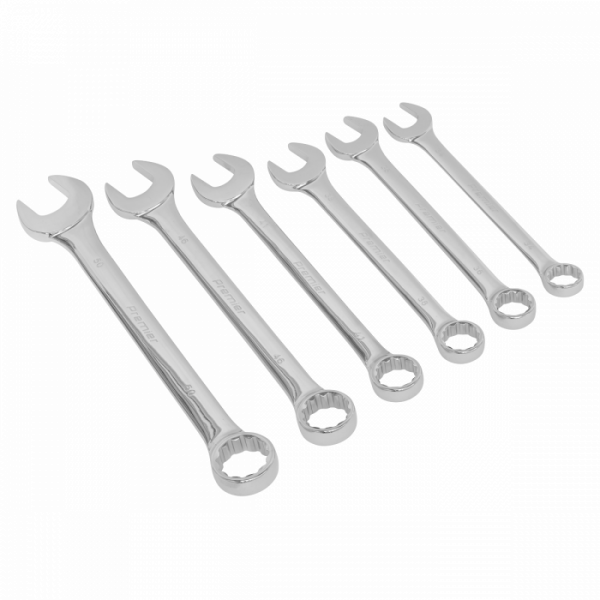 Combination Spanner Set 6pc Super Jumbo Metric