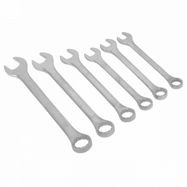 Combination Spanner Set 6pc Jumbo Metric