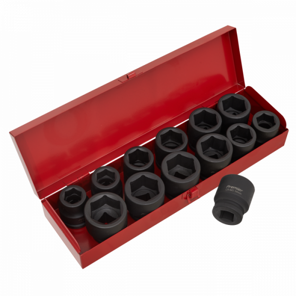 Impact Socket Set 13pc 3 / 4″Sq Drive Metric / Imperial