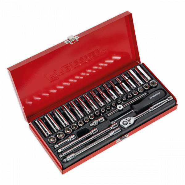 Socket Set 41pc 1 / 4″Sq Drive 6pt WallDrive® – Metric / Imperial