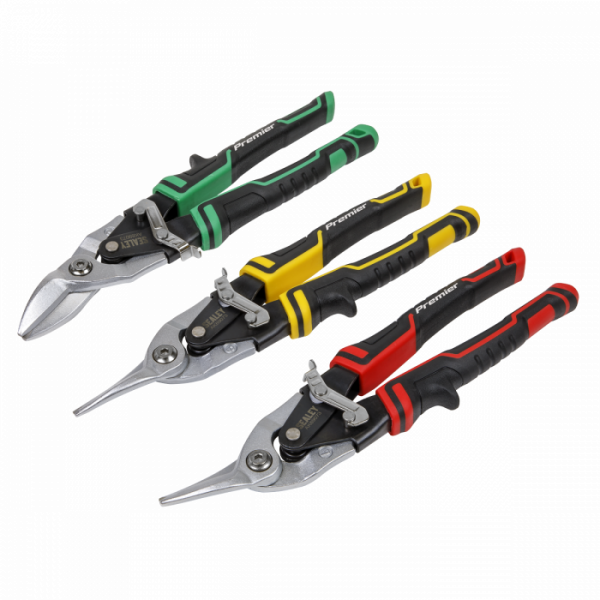 High Leverage Aviation Tin Snip Set 3pc