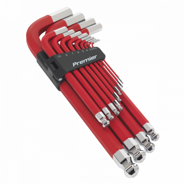 Jumbo Ball-End Hex Key Set 13pc Anti-Slip – Metric