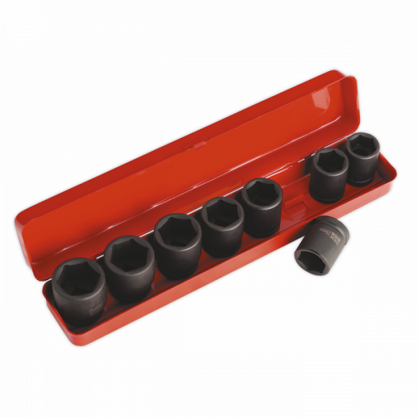 Impact Socket Set 8pc 3 / 4″Sq Drive Metric