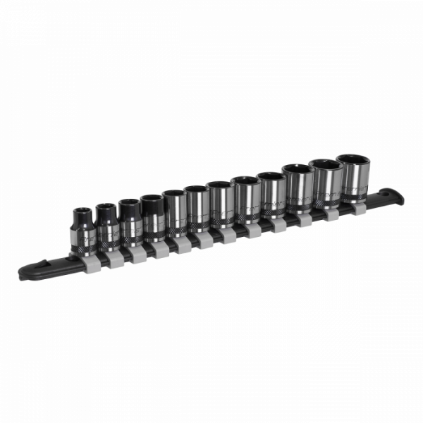 Socket Set 12pc 3 / 8″Sq Drive Metric – Black Series