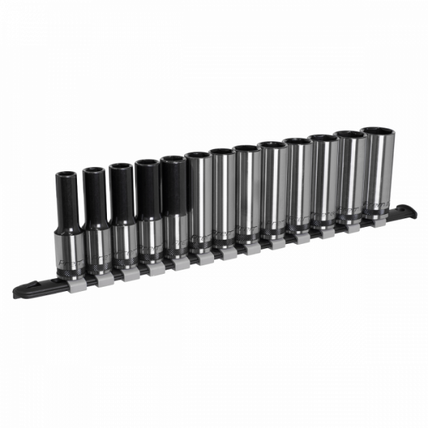 Socket Set Deep 13pc 1 / 2″Sq Drive Metric – Black Series