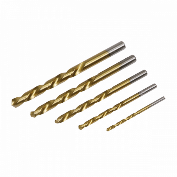 Left-Hand Spiral Drill Bit Set 5pc