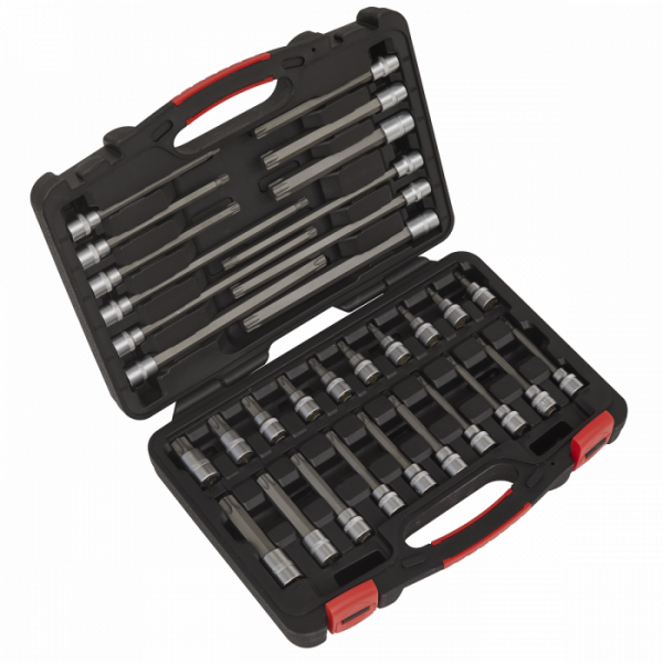 TRX-Star* Socket Bit Set 32pc 3 / 8″Sq Drive – Premier Platinum