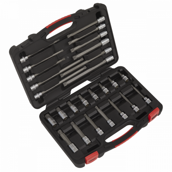 Spline Socket Bit Set 26pc 3 / 8″Sq Drive – Platinum Series