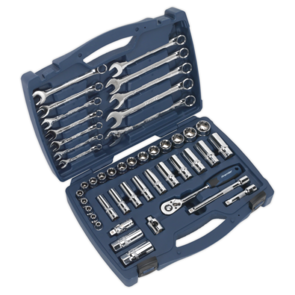 Socket & Spanner Set 46pc 3 / 8″Sq Drive WallDrive® Metric