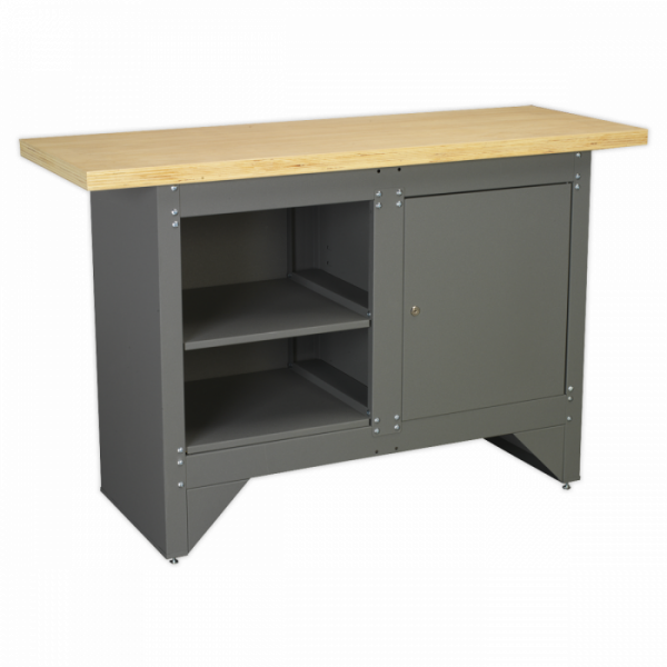 Workbench with Cupboard Heavy-Duty