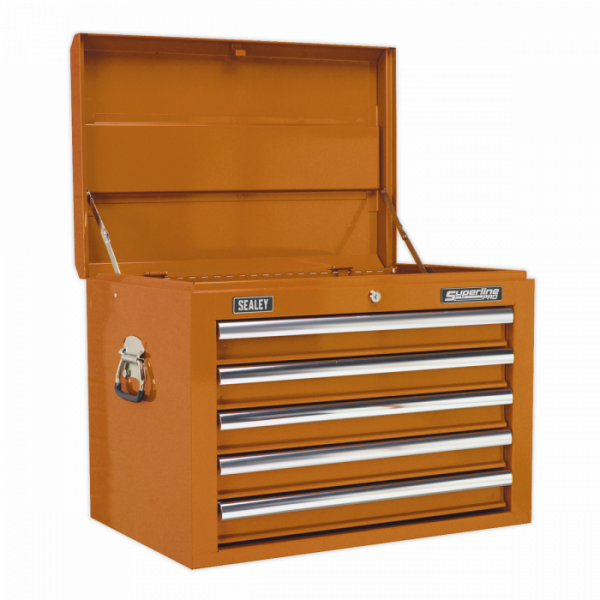 Topchest 5 Drawer with Ball-Bearing Slides – Orange