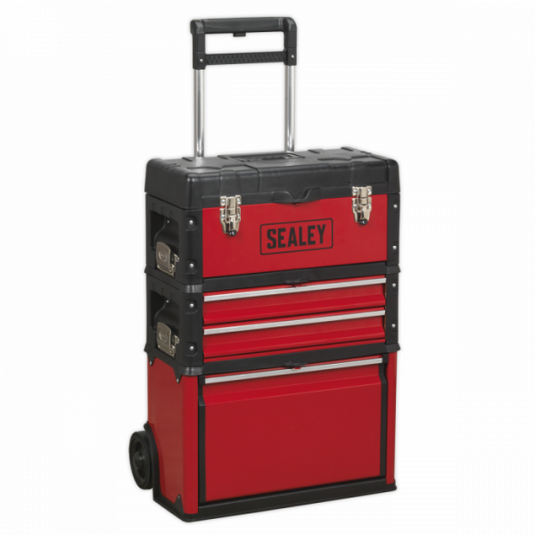 Mobile Steel / Composite Toolbox – 3 Compartment