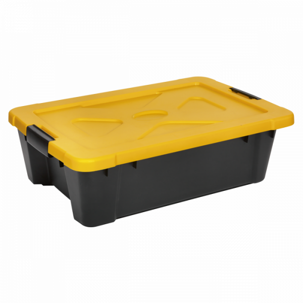 Composite Stackable Storage Box with Lid 27L