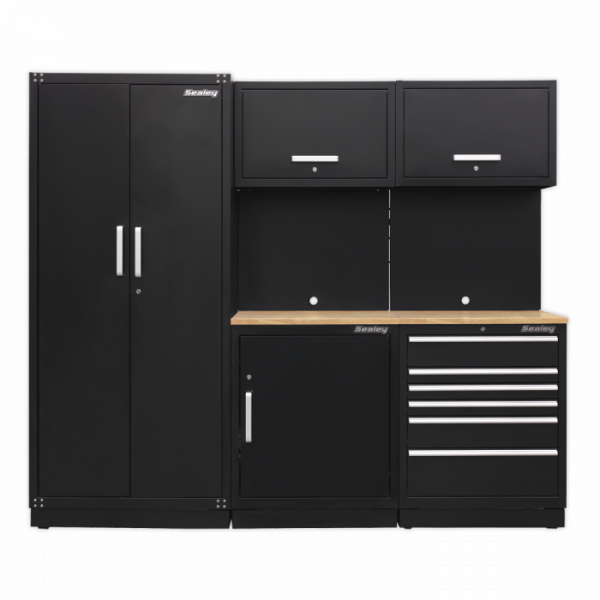 Premier 2.5m Storage System – Oak Worktop