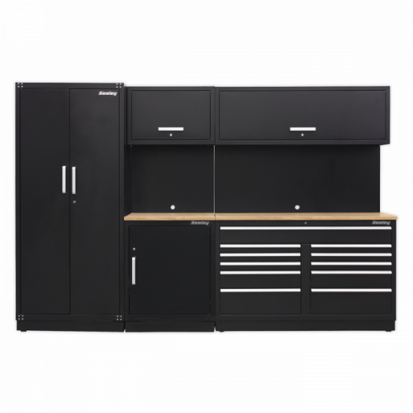 Premier 3.3m Storage System – Oak Worktop