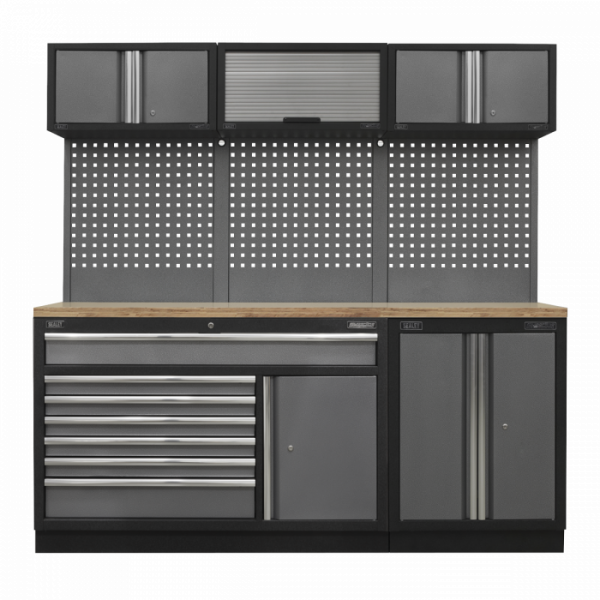 Superline PRO® 2.04m Storage System – Pressed Wood Worktop