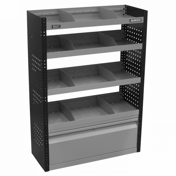 Modular Flat Shelf Van Storage System