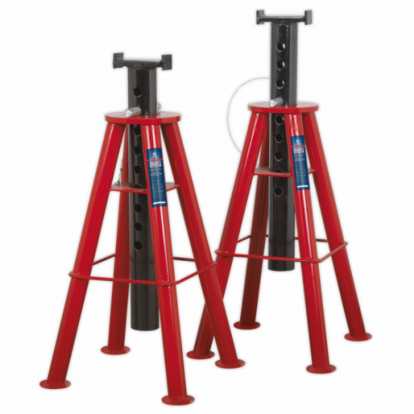 Axle Stands (Pair) 10 Tonne Capacity per Stand High Level