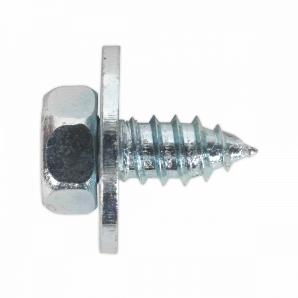 Acme Screw with Captive Washer #14 x 1 / 2″ Zinc Pack of 100