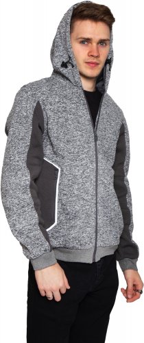 AXUS® Decor S-Tex Hoodie Grey Melange – Size XL