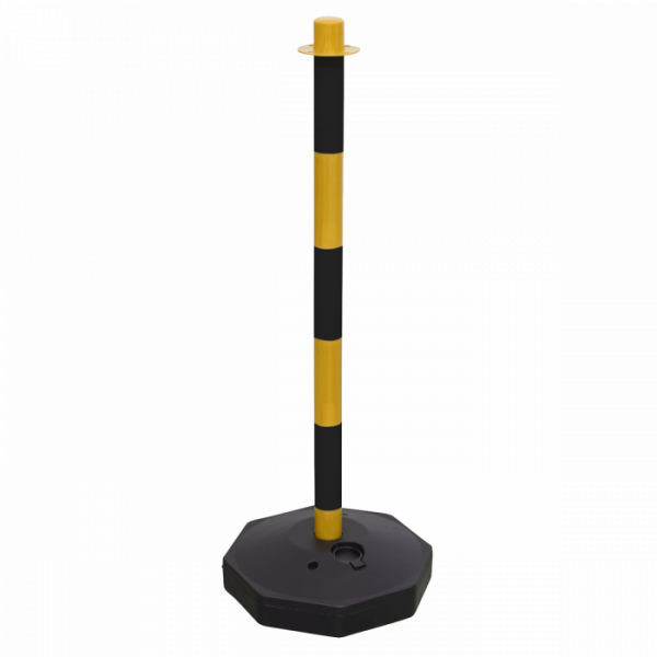 Black / Yellow Post with Base