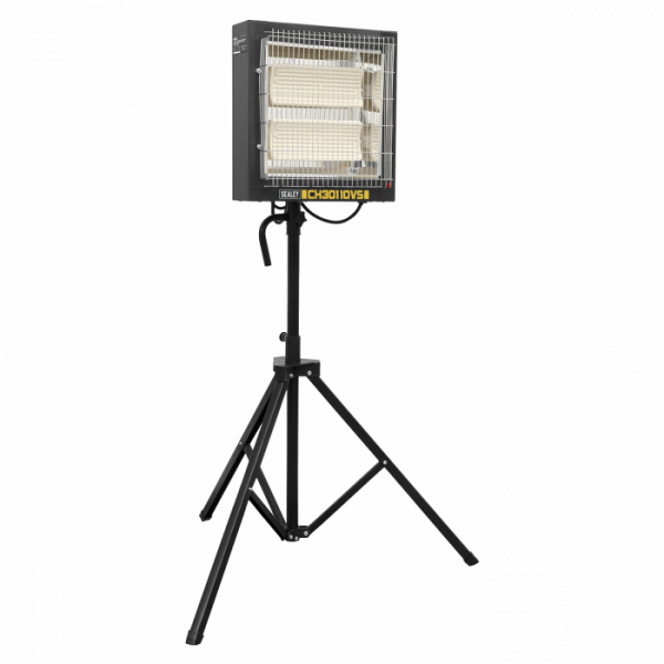 Ceramic Heater with Tripod Stand 1.2 / 2.4kW – 110V