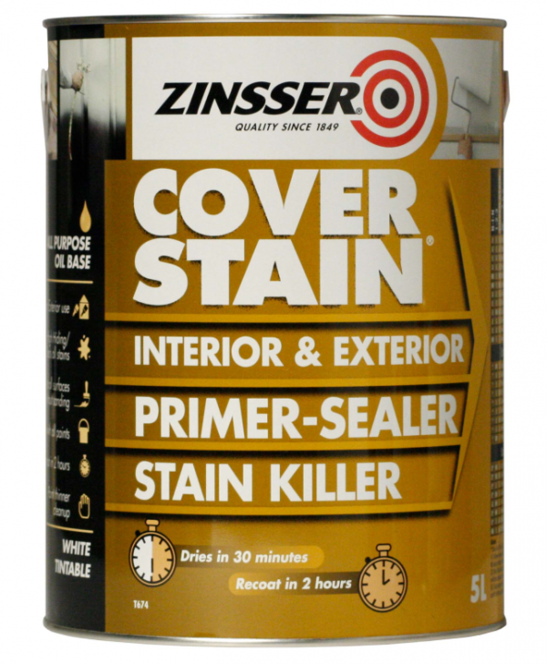 Zinsser Cover Stain Primer Sealer – 5L