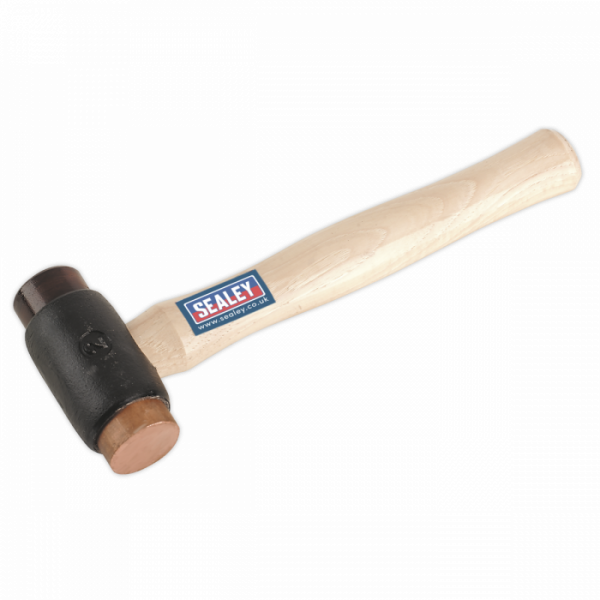 Copper / Rawhide Faced Hammer 2.25lb Hickory Shaft